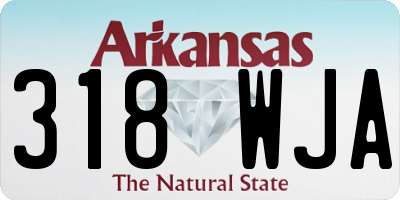 AR license plate 318WJA