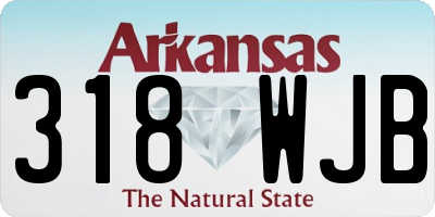 AR license plate 318WJB