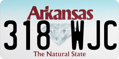 AR license plate 318WJC