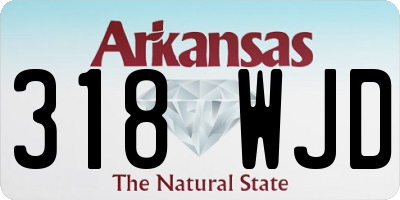 AR license plate 318WJD