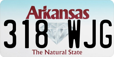 AR license plate 318WJG