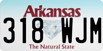 AR license plate 318WJM
