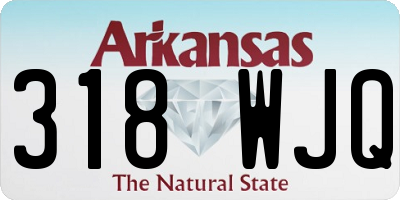 AR license plate 318WJQ