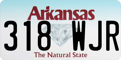 AR license plate 318WJR