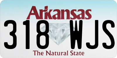AR license plate 318WJS