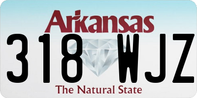 AR license plate 318WJZ