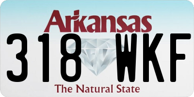 AR license plate 318WKF