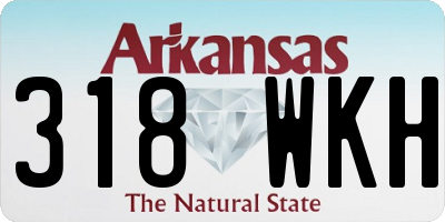 AR license plate 318WKH