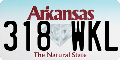 AR license plate 318WKL