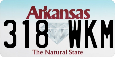 AR license plate 318WKM