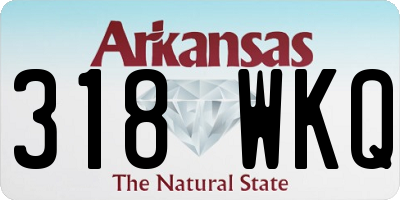 AR license plate 318WKQ
