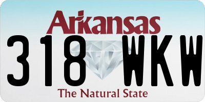 AR license plate 318WKW