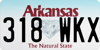 AR license plate 318WKX