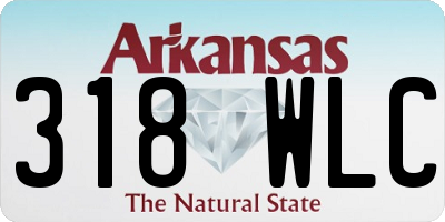 AR license plate 318WLC