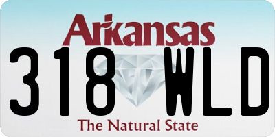 AR license plate 318WLD