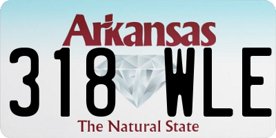 AR license plate 318WLE