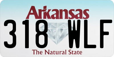 AR license plate 318WLF