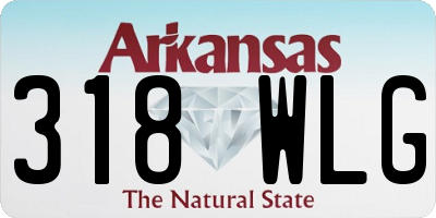 AR license plate 318WLG