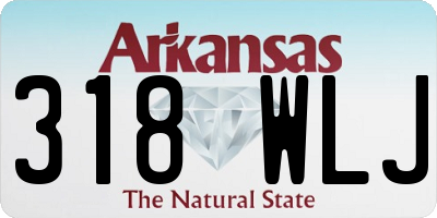 AR license plate 318WLJ