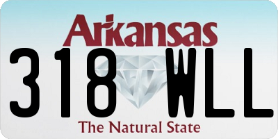 AR license plate 318WLL
