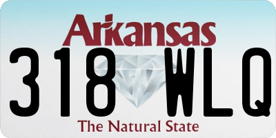 AR license plate 318WLQ