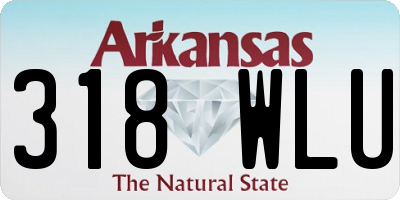 AR license plate 318WLU
