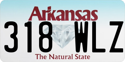 AR license plate 318WLZ