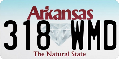 AR license plate 318WMD