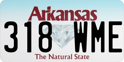 AR license plate 318WME