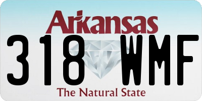 AR license plate 318WMF