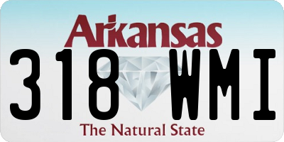 AR license plate 318WMI