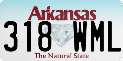 AR license plate 318WML