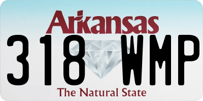 AR license plate 318WMP