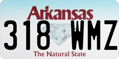 AR license plate 318WMZ