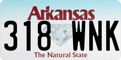 AR license plate 318WNK