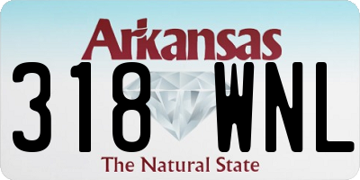 AR license plate 318WNL