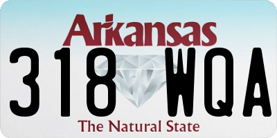 AR license plate 318WQA