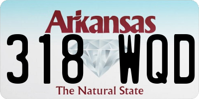 AR license plate 318WQD