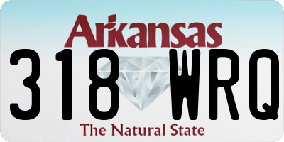 AR license plate 318WRQ