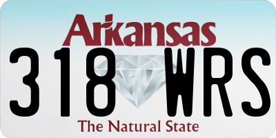 AR license plate 318WRS