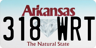 AR license plate 318WRT