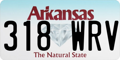 AR license plate 318WRV