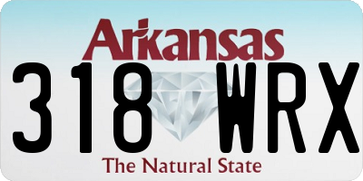 AR license plate 318WRX