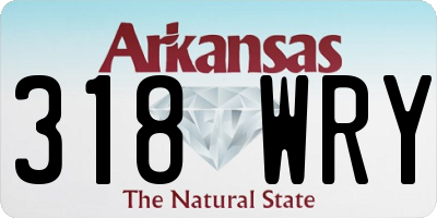 AR license plate 318WRY