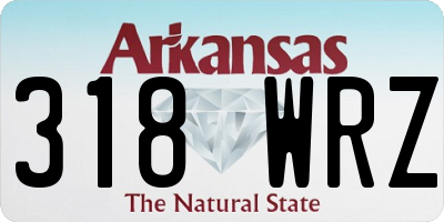 AR license plate 318WRZ