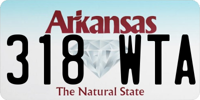 AR license plate 318WTA