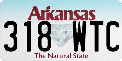 AR license plate 318WTC