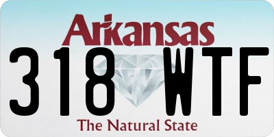 AR license plate 318WTF