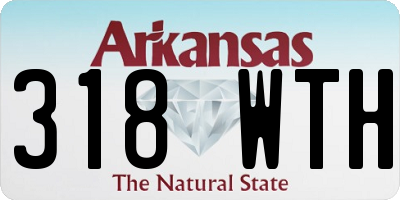 AR license plate 318WTH