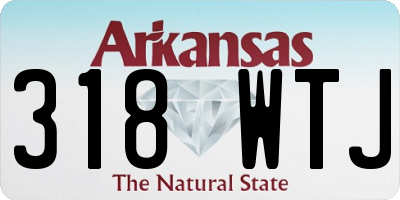 AR license plate 318WTJ